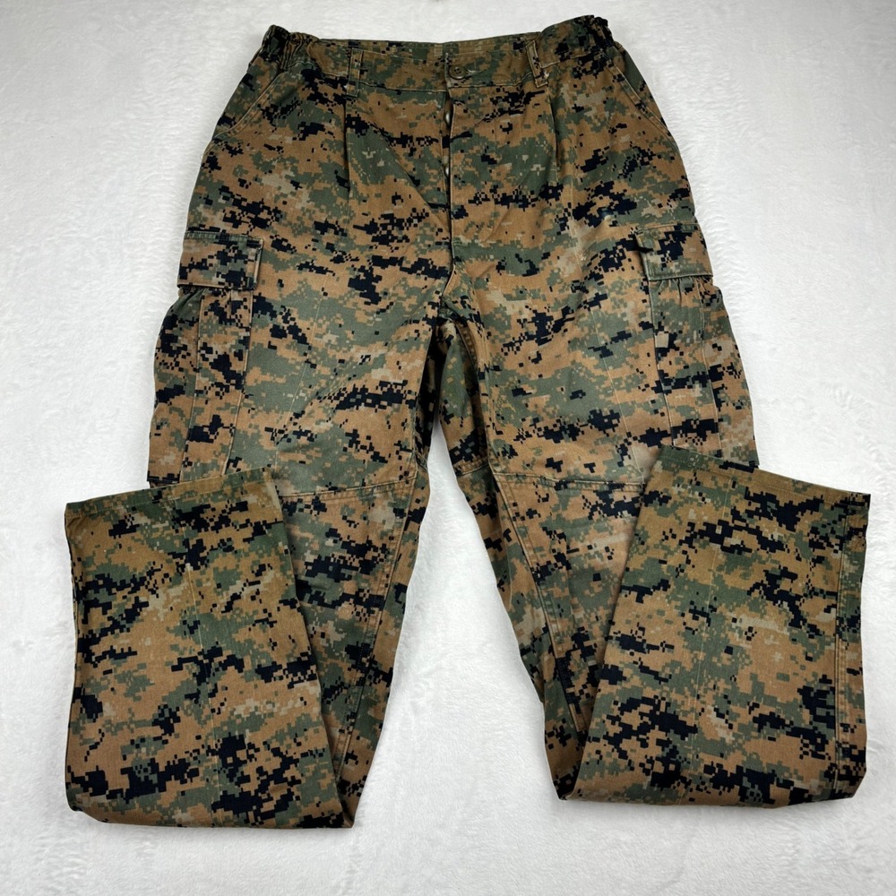 USMC MARPAT Desert Digital Camo Combat Trousers Mens Medium Regular Cargo Pants